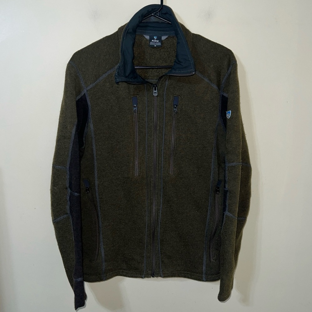 KUHL Men’s Interceptr Full Zip Fleece Jacket Green Size M
